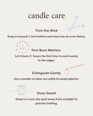 Candle displayed in a living room decor setup