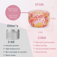 Strawberry and Gardenia scented candles for home spa