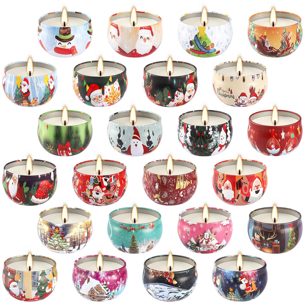Lavender scented candle tin