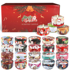 Vanilla scented candle tin