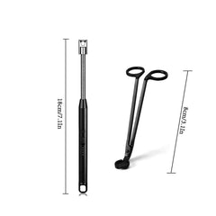 Candle wick cutter and wick trimming tool