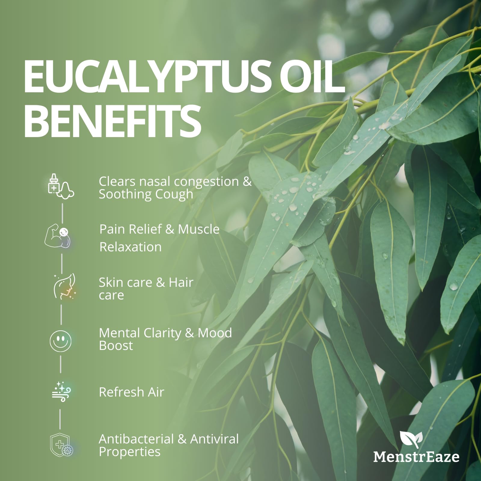 Candle making with eucalyptus essential oil