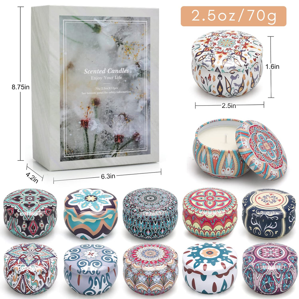 Gift-ready candle set ideal for Mother's Day, Valentine's Day, and birthdays
