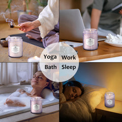 Gift-ready aromatherapy candle set arranged for home décor