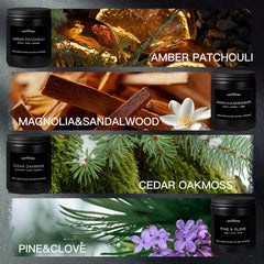Cedar Oakmoss fragrance close up