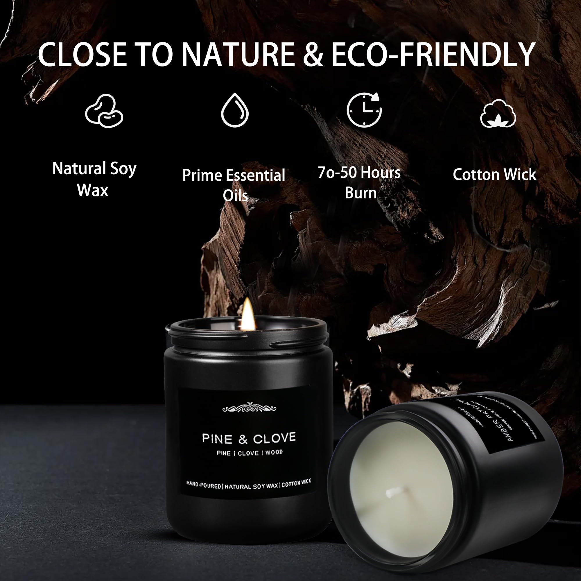 Pine and Clove fragrance close up