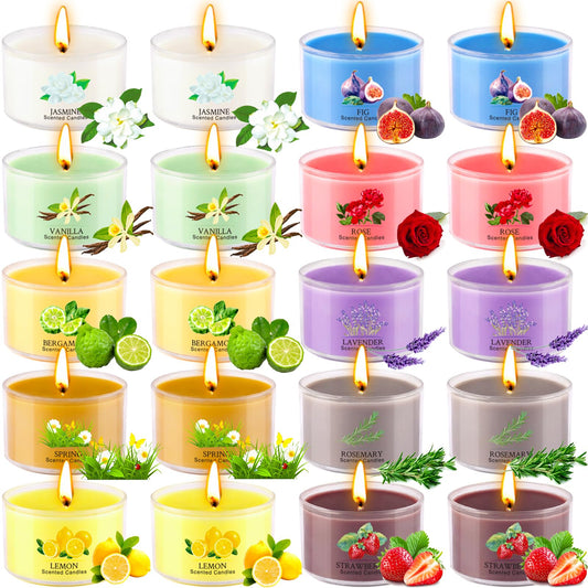 Lavender-scented 1.6oz soy wax candle