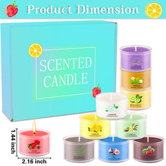 Strawberry-scented 1.6oz soy wax candle