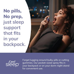 Cani Brands Feel Amazing travel-friendly packaging for on-the-go nights.