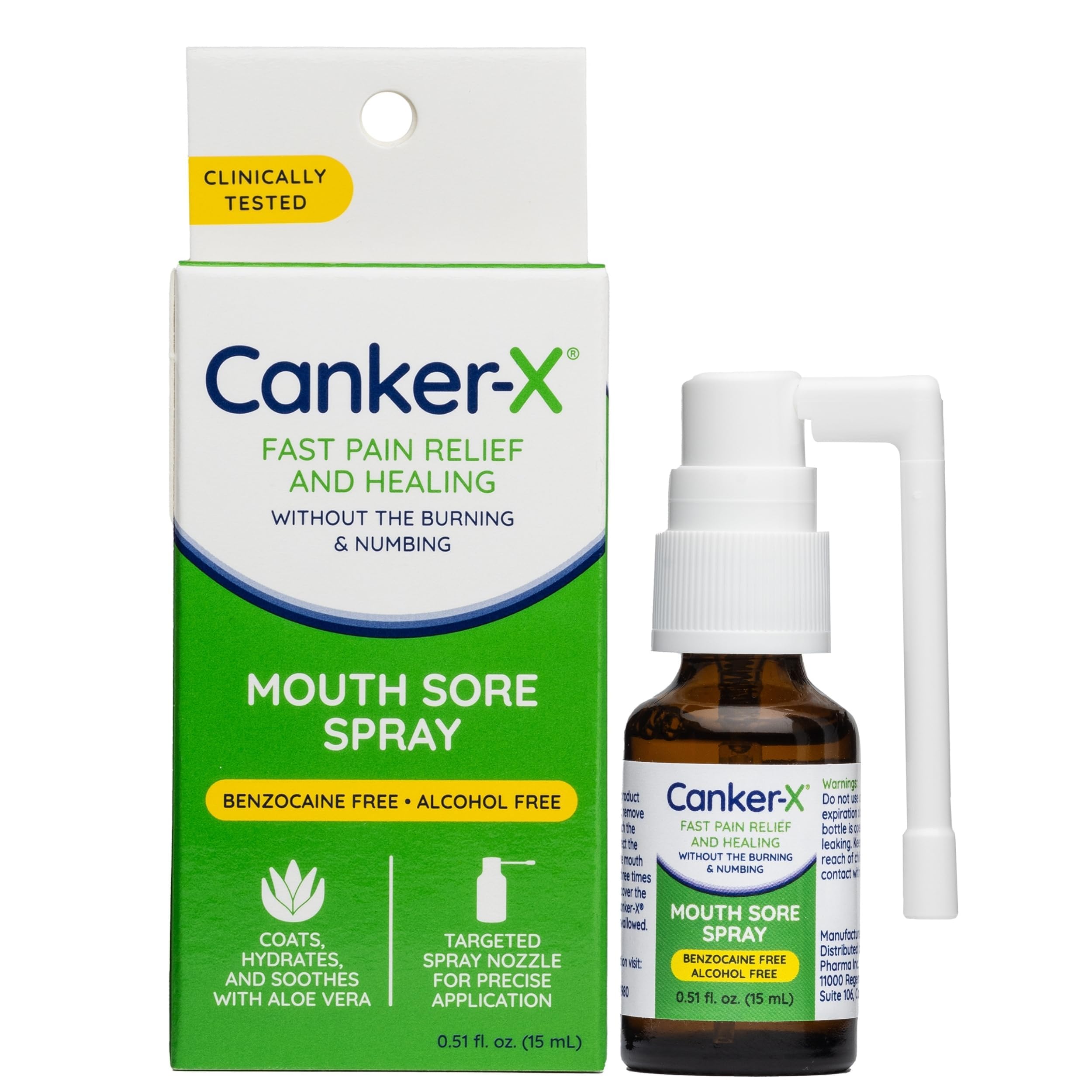 Canker-X Mouth Sore Spray bottle  front view