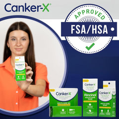 Canker-X bottle with nozzle attached and cap removed