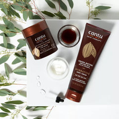 Cantu hemp seed oil raw blend jar texture illustrating light oil consistency for conditioning