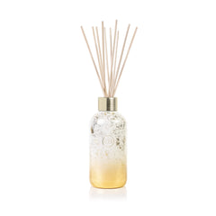 Capri Blue Glimmer Reed Diffuser Volcano scent in decorative glass bottle, 8 oz