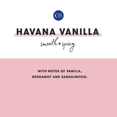 Havana Vanilla scented Capri Blue 8 oz candle in glass jar