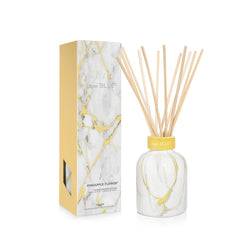 Capri Blue Modern Marble Reed Diffuser Set with glass bottle