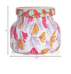 Room scene with Capri Blue Pattern Play 8 oz candle – Pineapple Flower