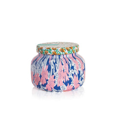 Capri Blue Pattern Play Volcano 19 oz candle front view