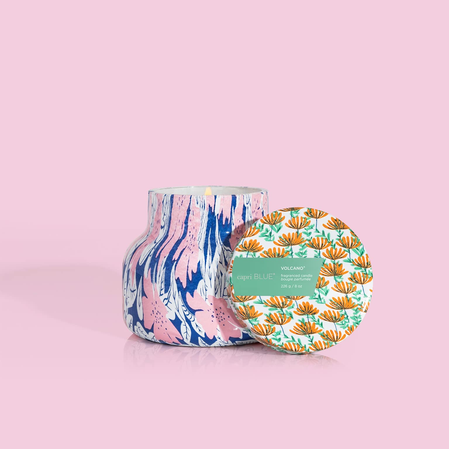 Reusable glass jar after candle finishes
