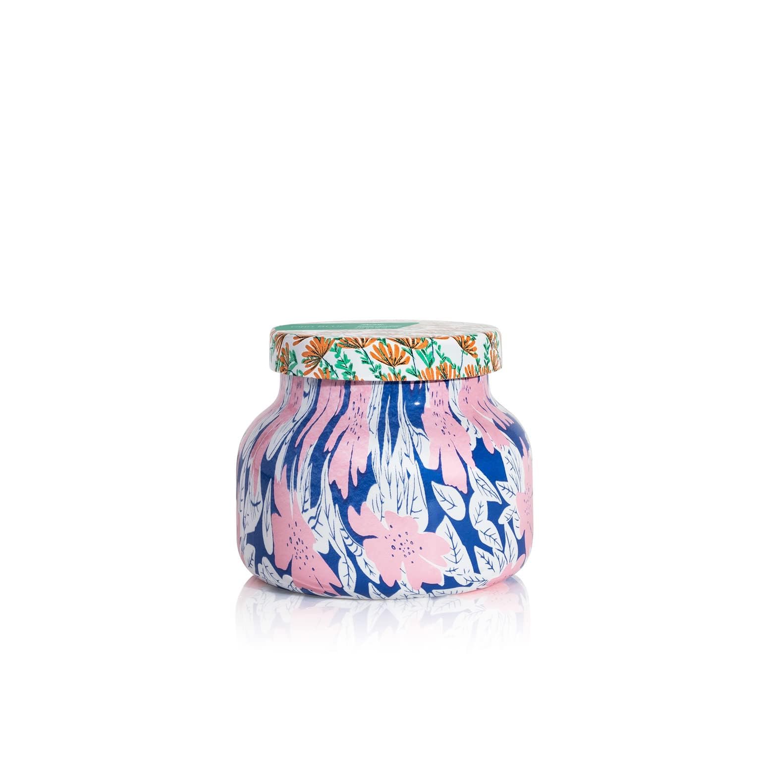 Capri Blue Pattern Play Volcano 8 oz glass jar candle