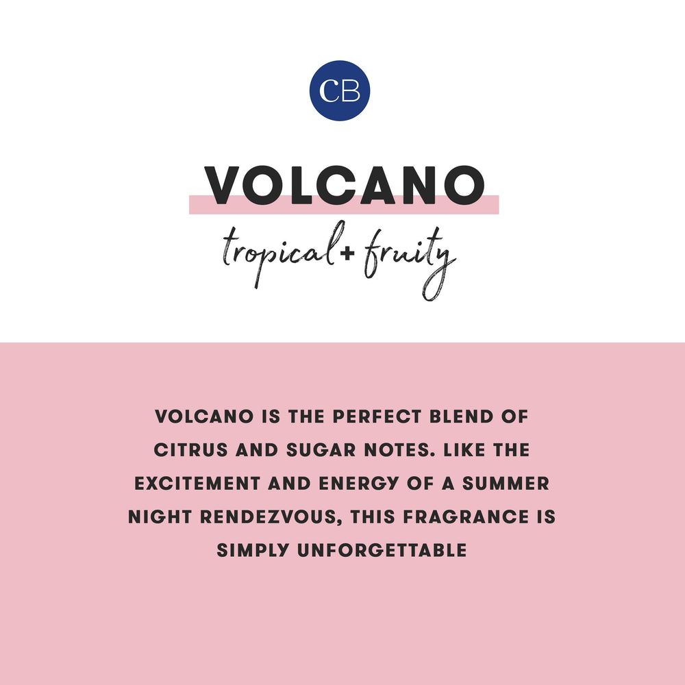 Burn time concept for Capri Blue Volcano mini tin candle