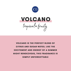 Burn time concept for Capri Blue Volcano mini tin candle