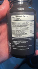 Capsule packaging with ingredients layout