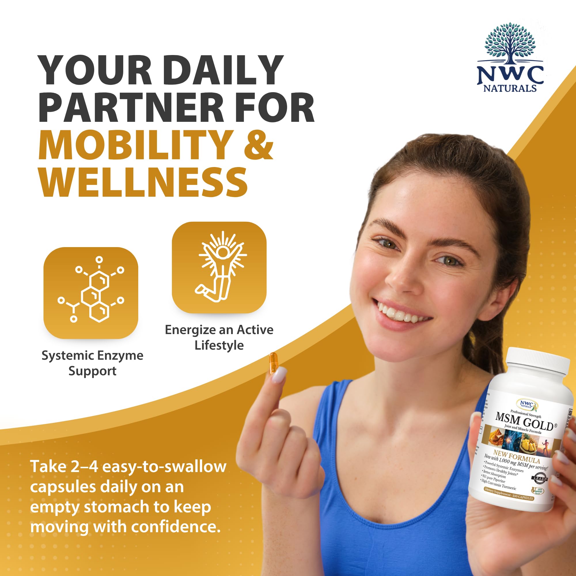Smaller capsules for easy swallowing