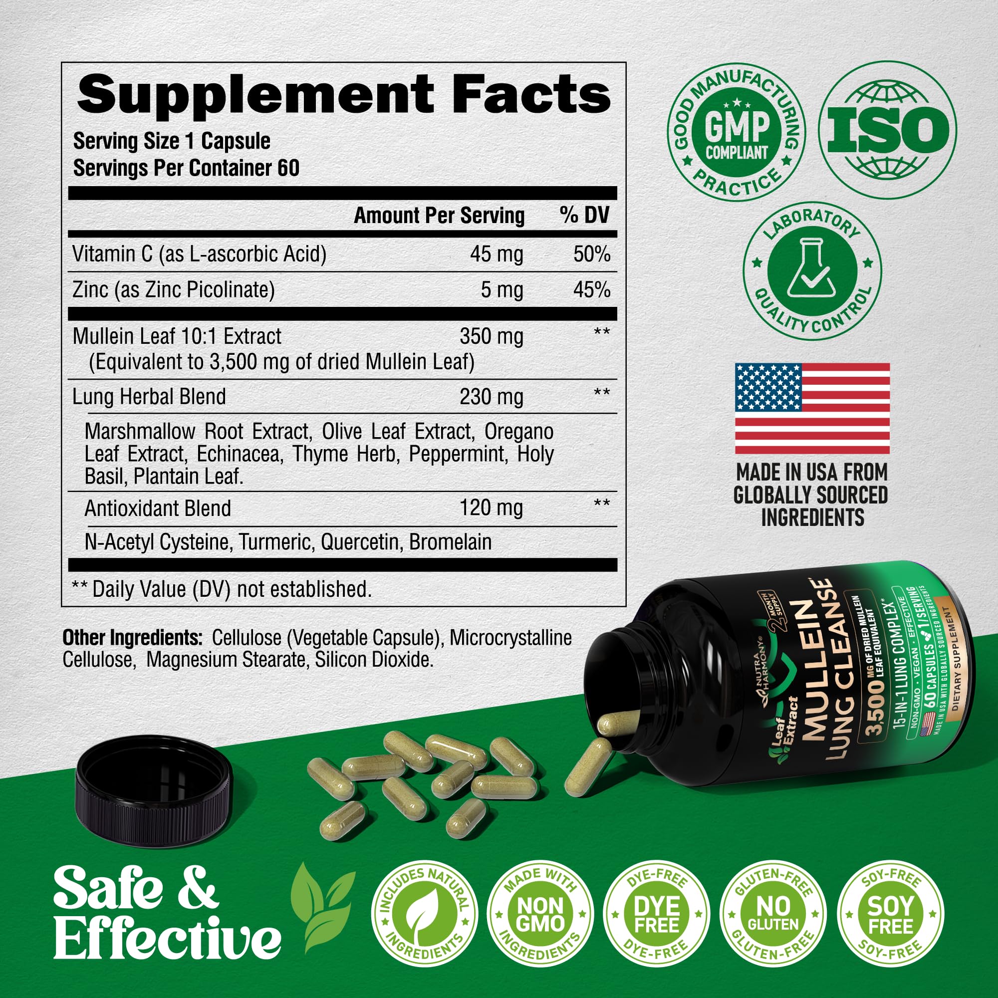 Dropper-tincture bottle with capsules