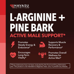Close-up of an L-Arginine 1800mg capsule