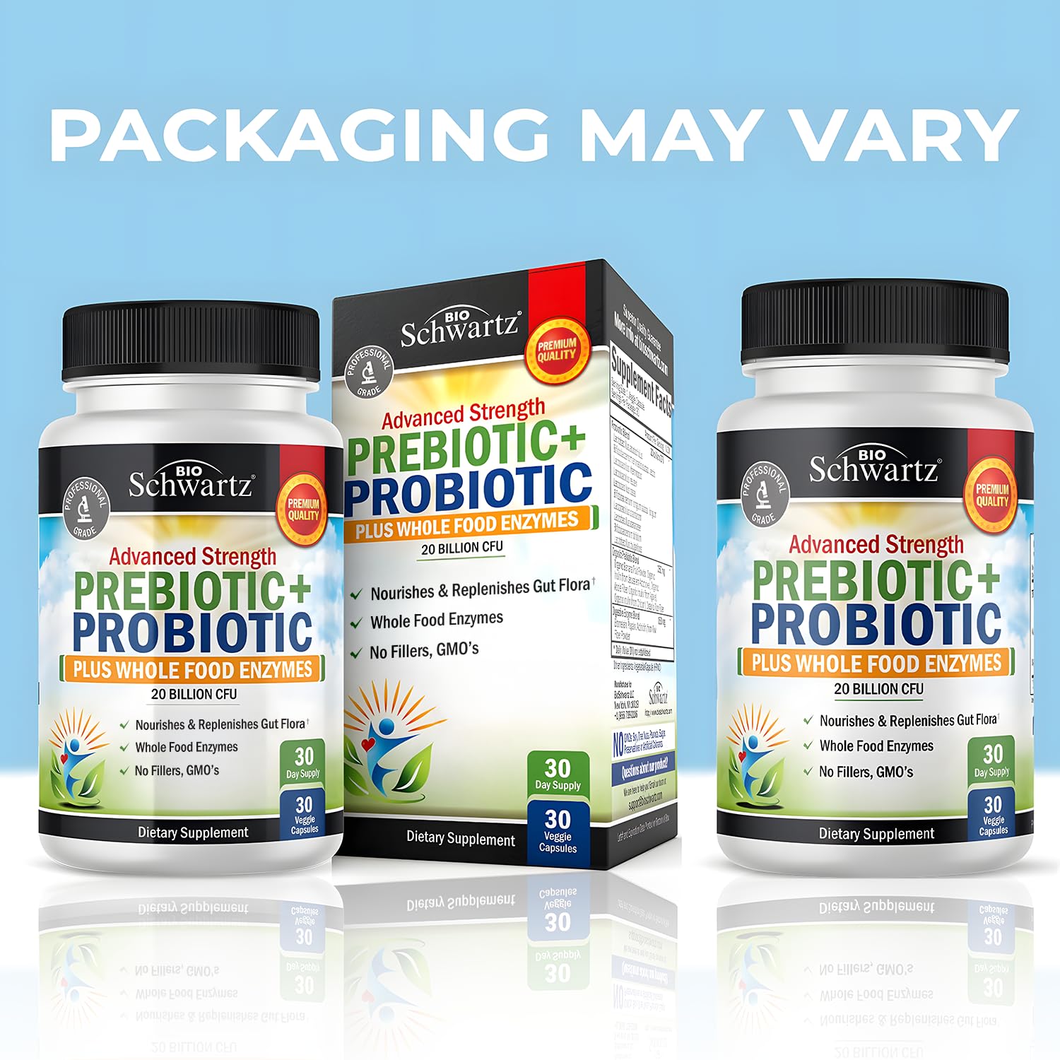 Close-up of probiotic capsules