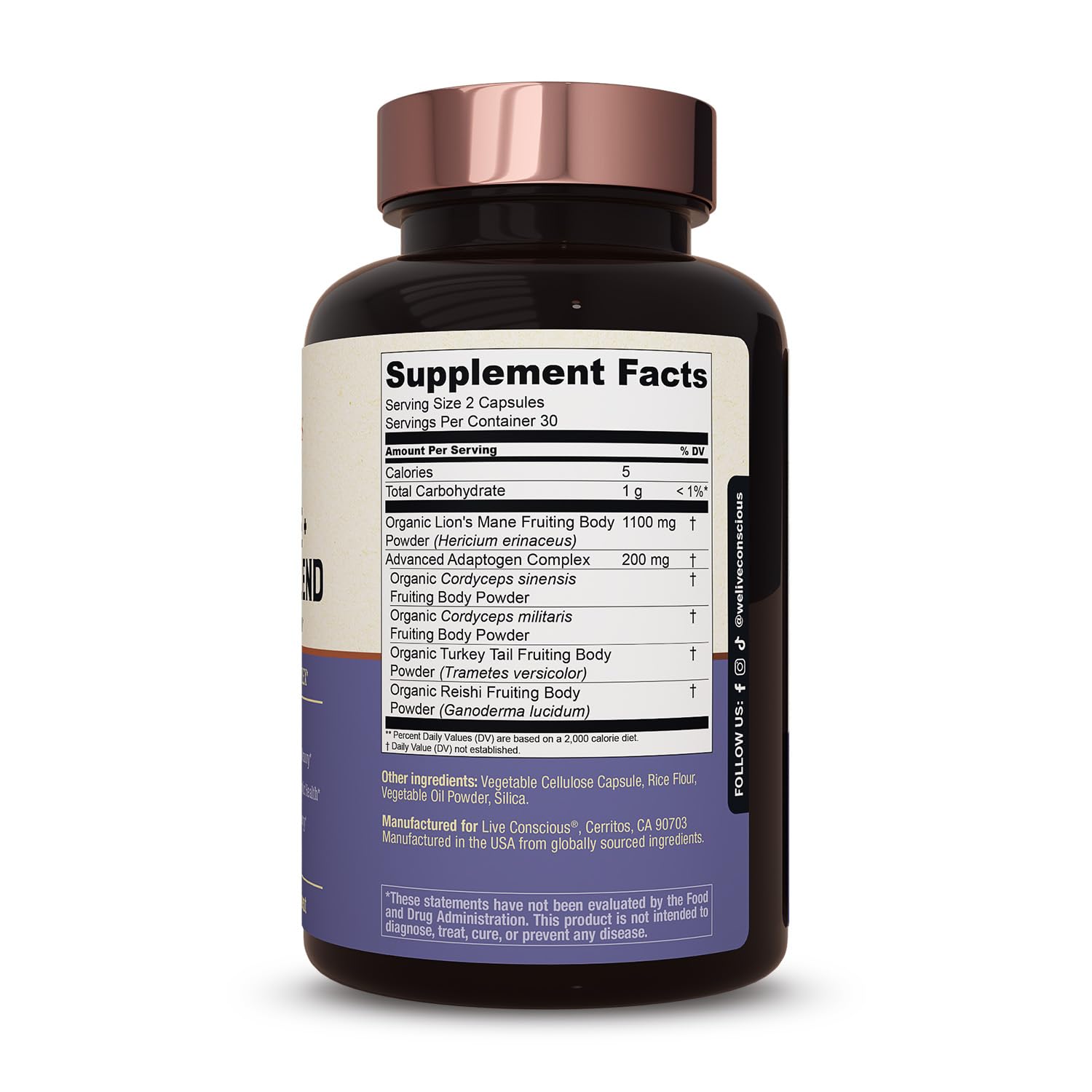 Capsules laid out with focus and immune health theme
