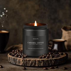 Sleek candle design with clean, even burn