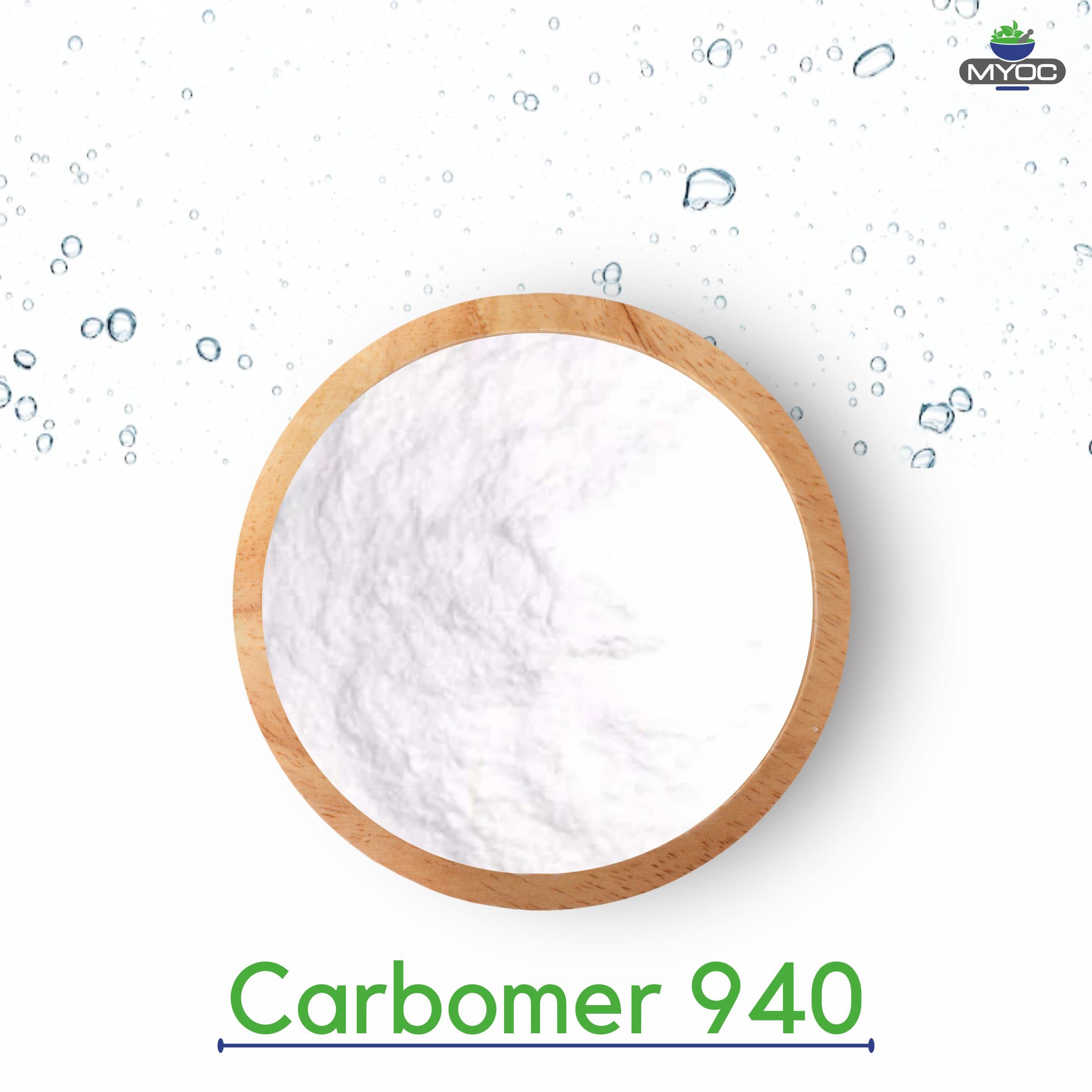 Close-up of Carbomer 940 50 g jar label