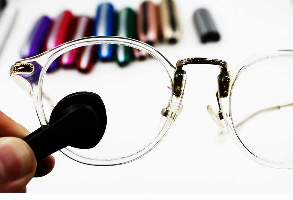 Peeps eyeglass cleaner in Space Gray with seven color options displayed