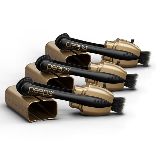 Peeps Glasses Cleaner in electroplated gold housing