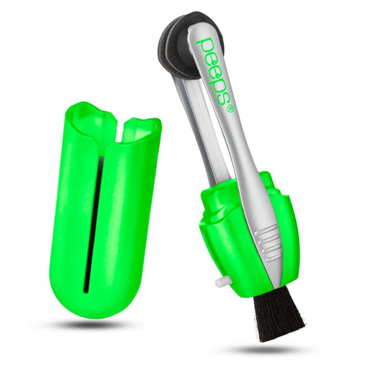CarbonKlean Peeps Glasses Cleaner 3 Pack in green injected color packaging