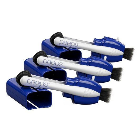 CarbonKlean Peeps Glasses Cleaner Blue Injected - front view