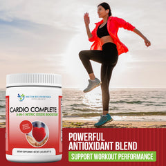 Cardio Complete product label and certifications