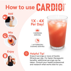 Gluten-free and keto-friendly Cardio Miracle packaging