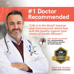 Serving of Cardio Miracle Mixed Berry flavor