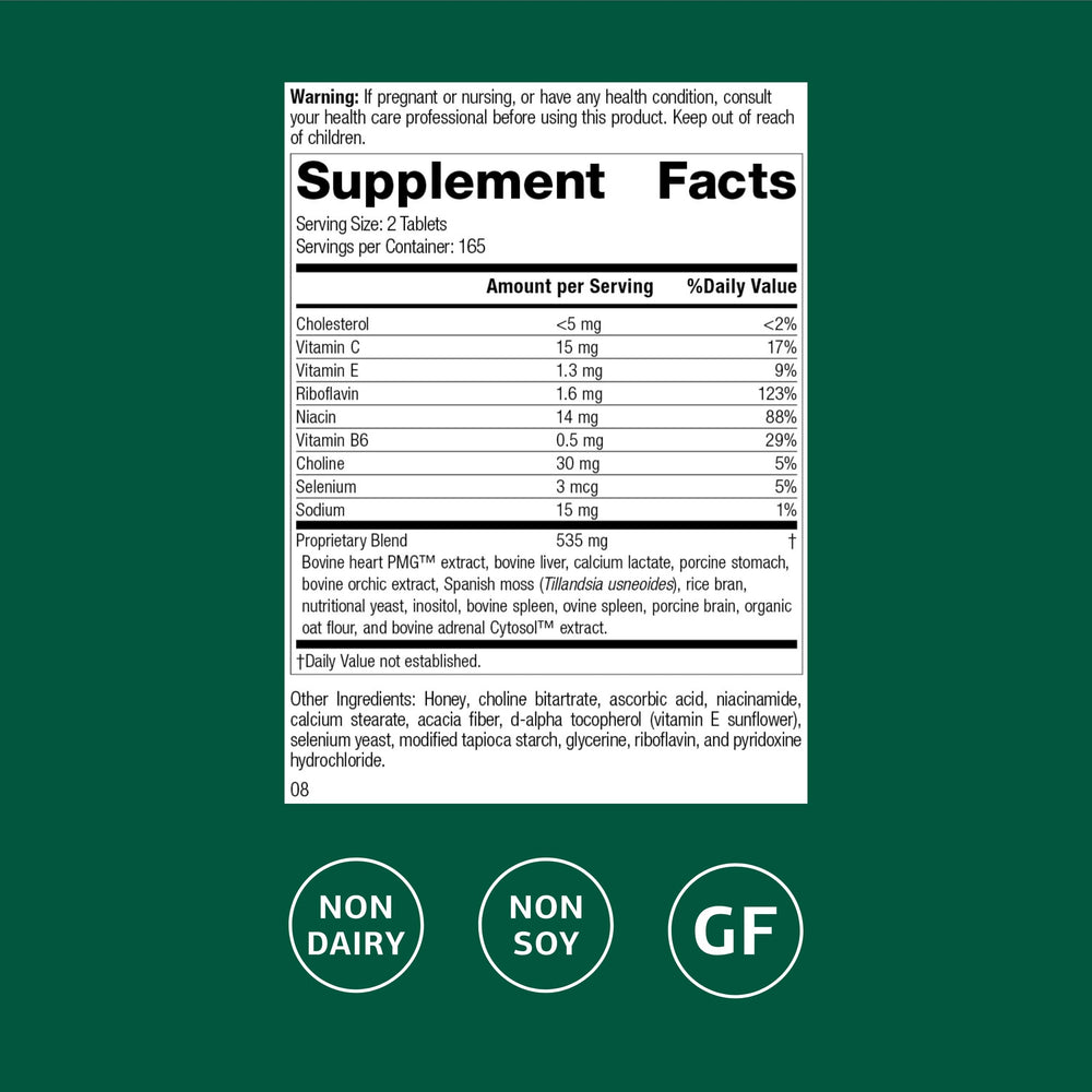 Key ingredients and nutrient profile of Cardio-Plus GF