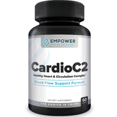 CardioC2 bottle with label indicating 60 capsules