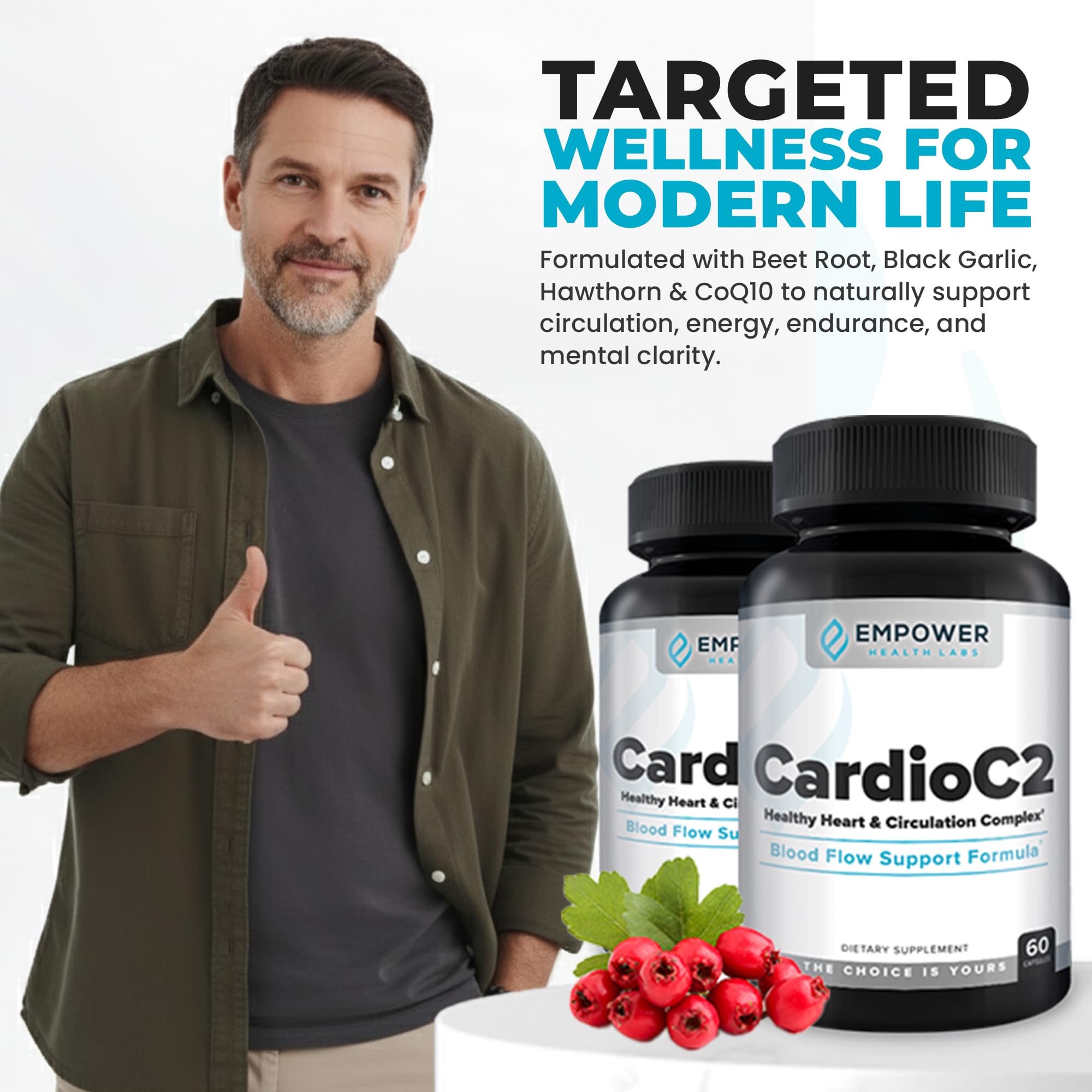 Active lifestyle scene representing energy, focus, and clarity