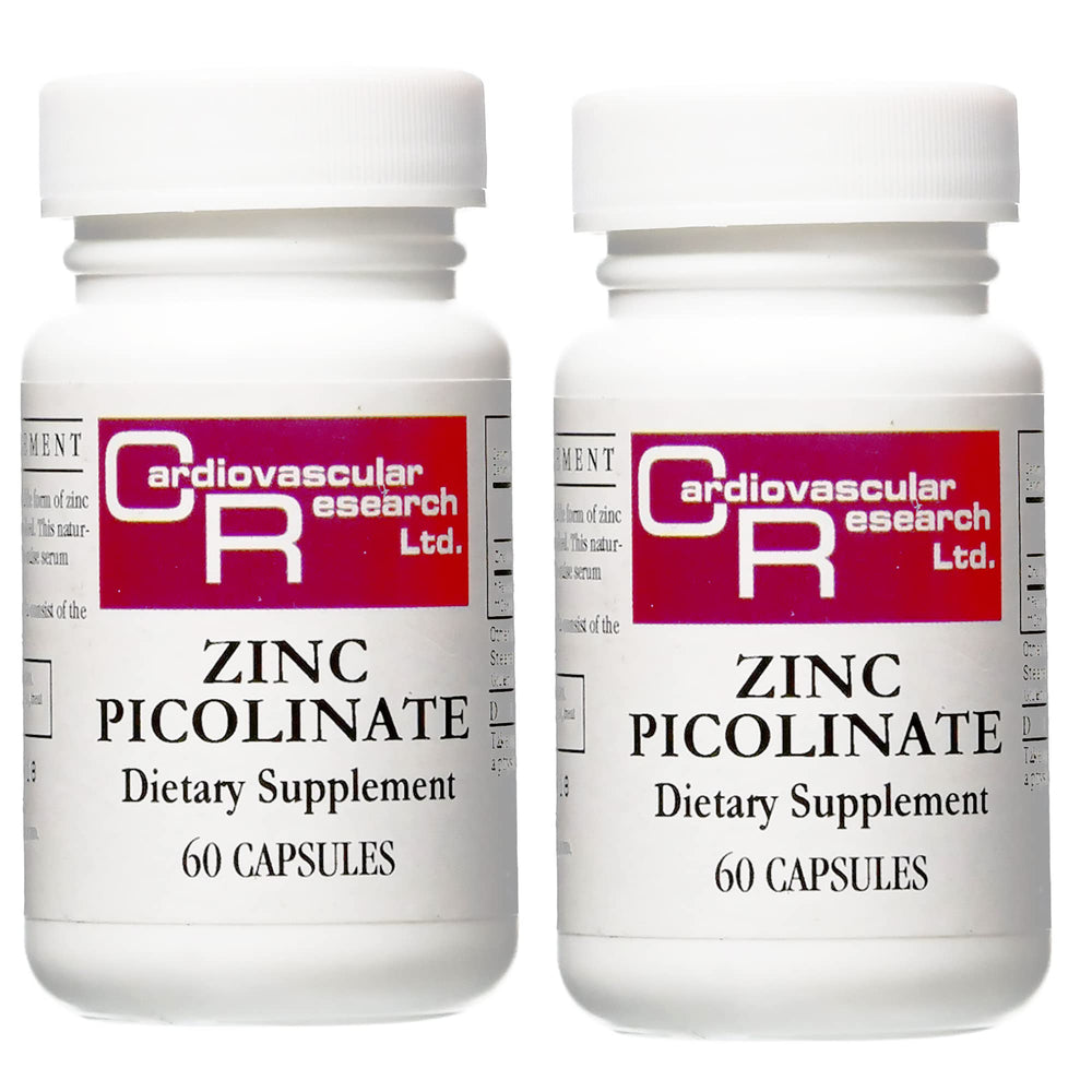 Cardiovascular Research Zinc Picolinate 25 mg bottle front view
