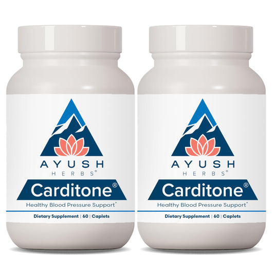 Ayush Herbs Carditone product label on bottle