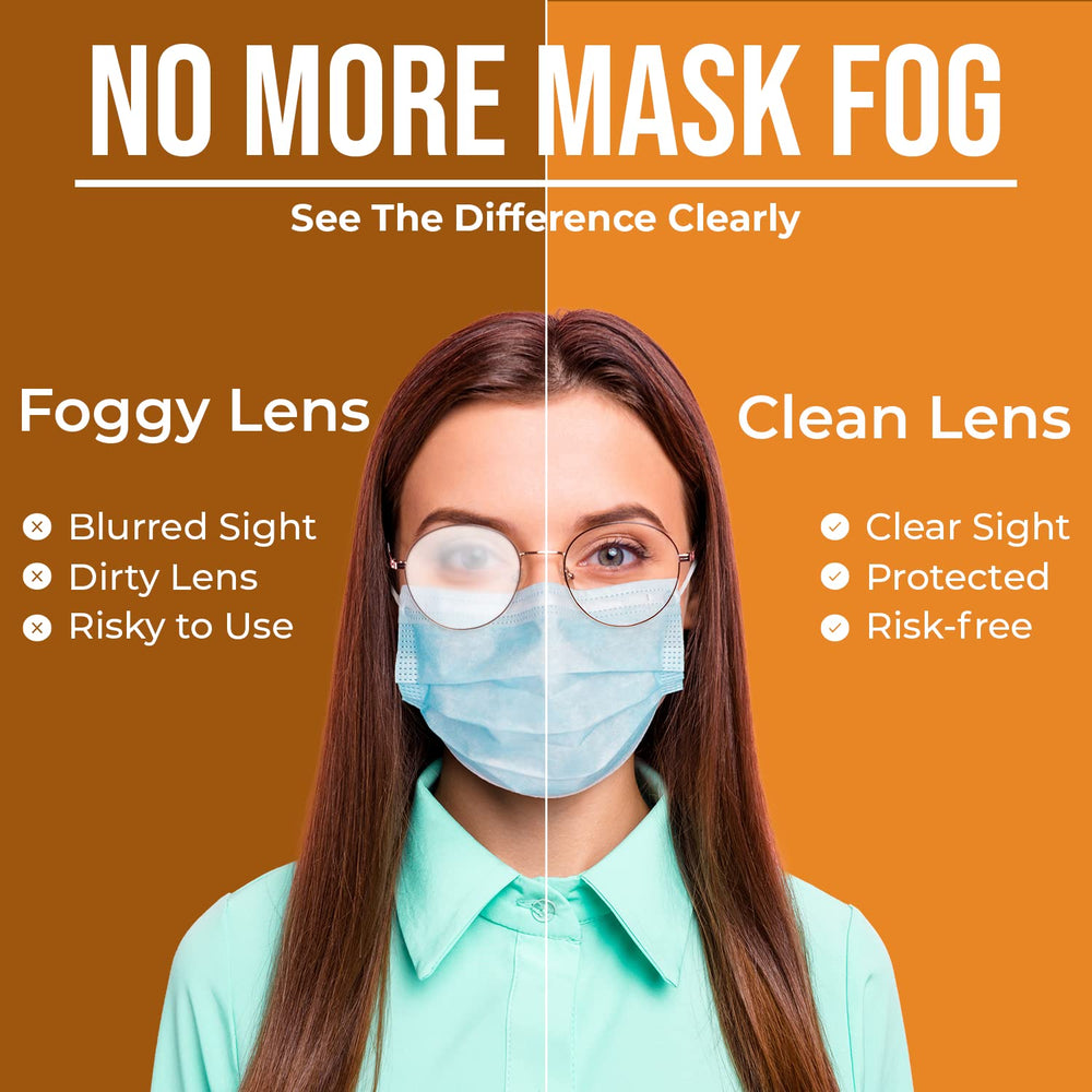 Goggles and mirrors being cleaned with Care Touch anti-fog dry cloth
