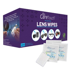 Packaging of Care Touch Lens Wipes - 400-count