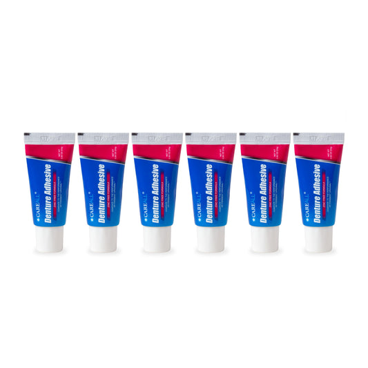CareAll denture adhesive 0.85 oz pack of 6 – back view