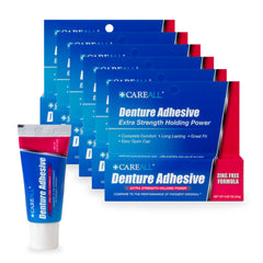 CareAll denture adhesive 0.85 oz pack of 6 – front view