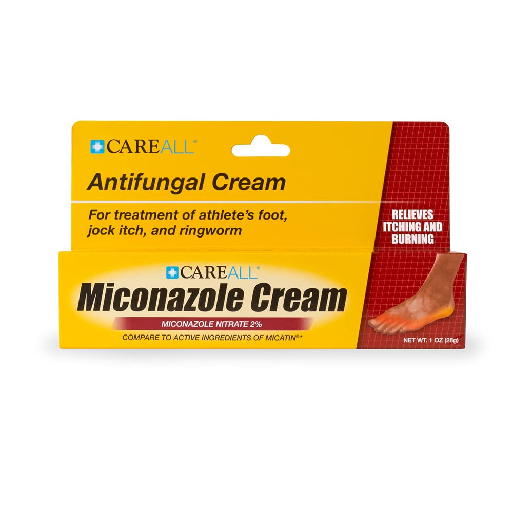 CareAll Miconazole Nitrate 2% Antifungal Cream – 1 oz, Pack of 2 | Com ...